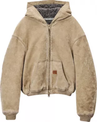 Beige Weathered Workwear Jacket