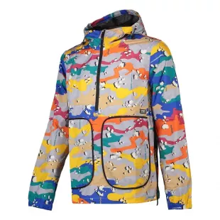 Men's Packaway Casual Cagoule Jacket in Pop Desert Camo