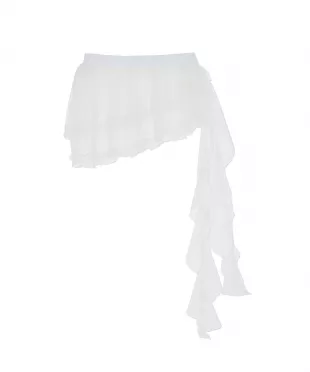 ◆Rose Frantz◆ Lace Layered Mini Skirt [White] Rose Frantz - Lace Layered Mini Skirt