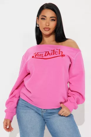Princess off Shoulder Sweatshirt