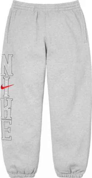x Nike Grey Side Logo Sweatpants