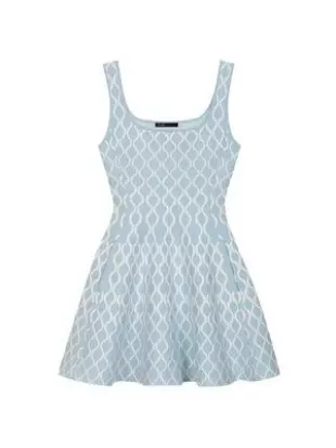 Maje Jacquard Knit Mini Dress worn by Georgia Miller (Brianne Howey) as seen in Ginny & Georgia (S03E10) | Spotern Maje Jacquard Knit Mini Dress worn by Georgia Miller (Brianne Howey) as seen in Ginny & Georgia (S03E10) | Spotern