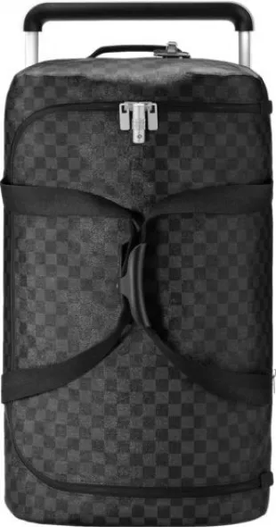 Graphite Damier Horizon 65 Soft Duffle Suitcase