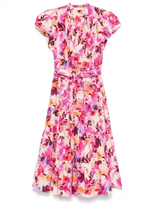 Ottilie Dress in Azalea