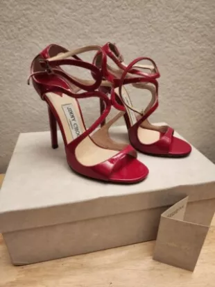 Lang Patent Leather Sandals