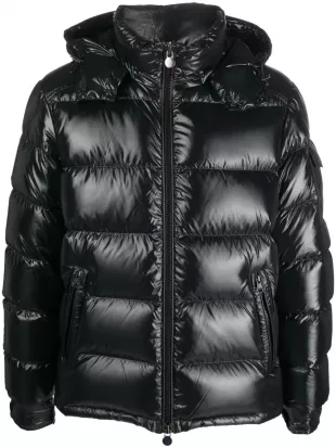 Black 'Maya' Down Jacket
