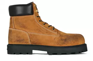 Beige Distressed 'Show' Work Boots