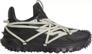 x Rick Owens Black Megalace Trailgrip Sneakers
