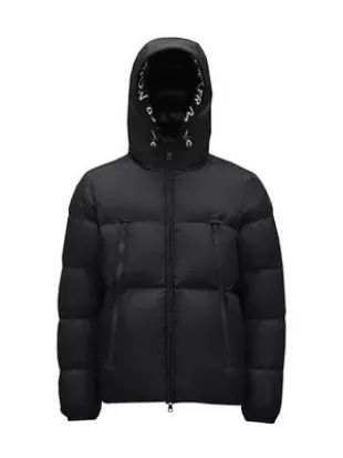 Black Moncla' Down Jacket