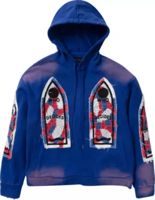Blue & RWB Patch Glory Fabricated Hoodie