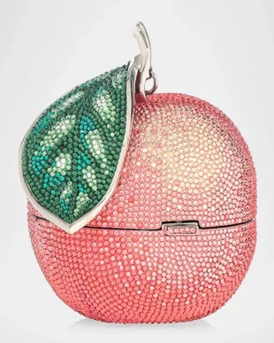 Peachy Keen Crystal Clutch