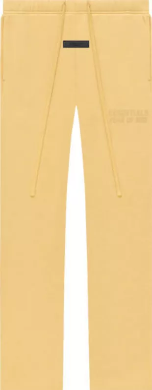 Light Tuscan Yellow Straight Sweatpants