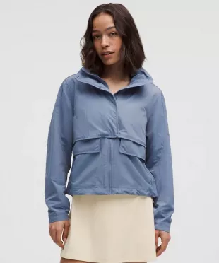 Light Blue Water-Repellant Jacket