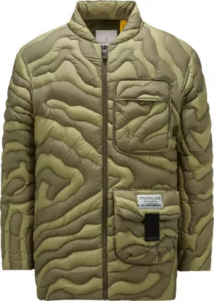 x Salehe Bembury Olive Green Peano Padded Jacket