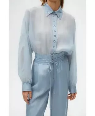 Women's Metal Ring Detailed Shirt