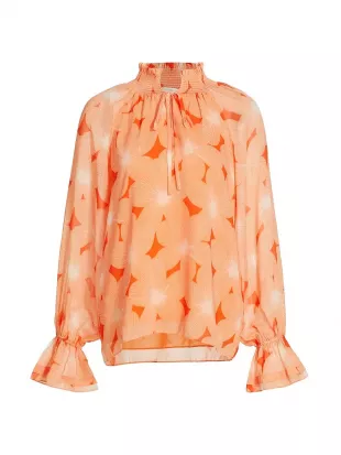 Clarke Floral-Printed Blouse