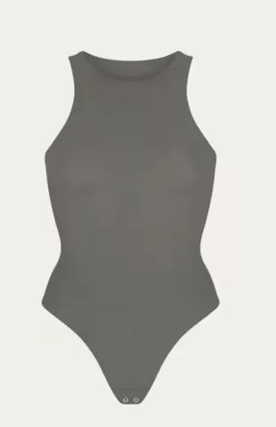 Fits Everybody High Neck Thong Bodysuit