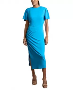 Tulia Short Sleeve Jersey Midi Dress