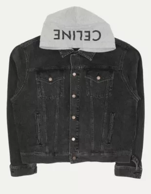 Ceti Draped Hooded Jacket_balck
