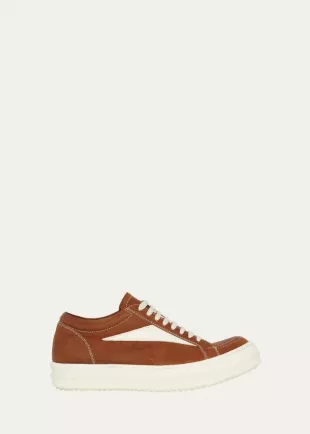 Scarpe Bicolor Suede Low-Top Sneakers