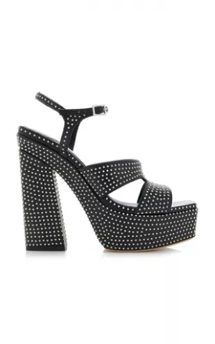Ellison Studded Leather Platform Sandals