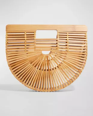 Bamboo Top Handle Bag.
