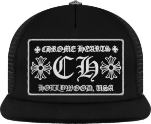 Black CH Trucker Hat