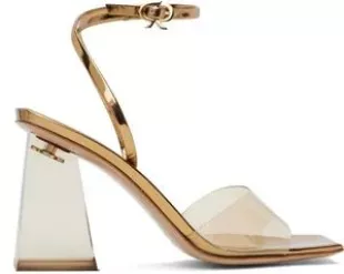 Gold Cosmic 85 Heeled Sandals
