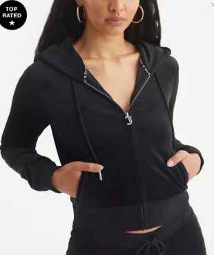 Bling Womens Zip-Up Hoodie