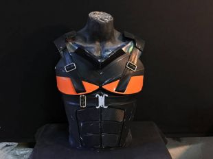Black - Orange Fatal Stroke body armor