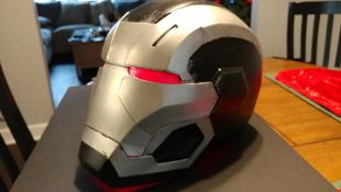 3D imprimé War Machine casque avec peinture & yeux à LED pour l’affichage / Cosplay