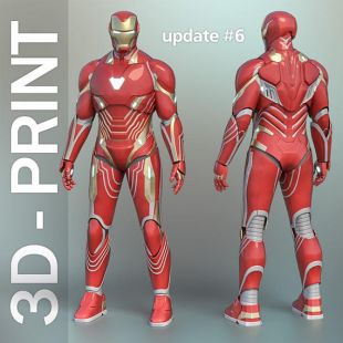 Mark 48/50 Wearable Suit model for 3D-printing DIY upd. #6