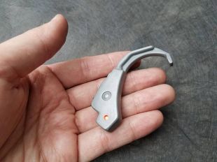 Star Lord Earpiece in cold cast aluminum with LED lighting