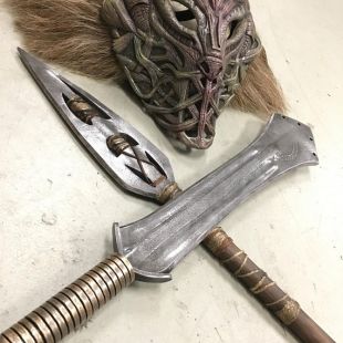 Erik Killmonger armes 2.o (comiccon, cosplay, costume, convention)