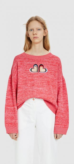 Pull cœurs rose | BIMBA Y LOLA ®