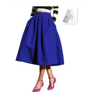 Jupe Retro Longue Taille Haute