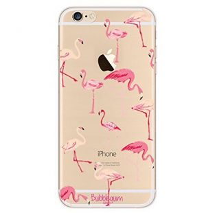 BubbleGum® Coque en TPU pour iPhone Motifs Mini Animaux Collection Artistique Protection Douce