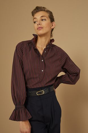 Chemise à rayures