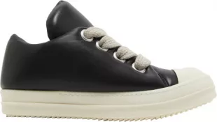 Black Padded Jumbolace Low Sneakers