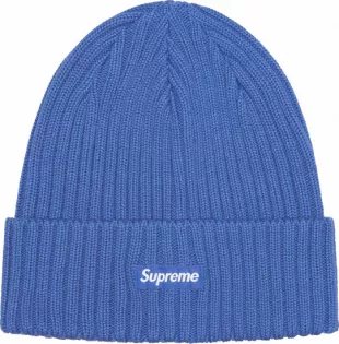 Blue Small Box Logo Beanie