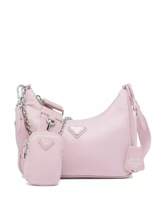 Pink Re-Edition 2005 Nylon Shoulder Bag