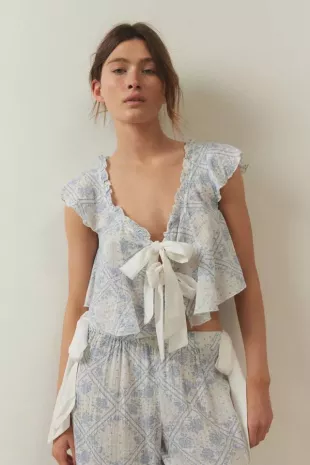 marciano - Avah Woven Crop Top