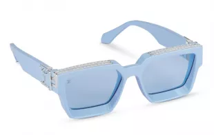 Light Blue '1.1 Millionaires' Sunglasses