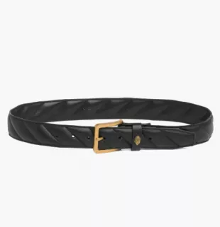 Quilted Leather Belt