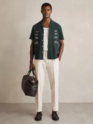 Goya Shirt in Dark Green