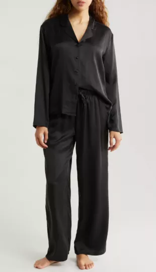 Washable Matte Silk Pajamas