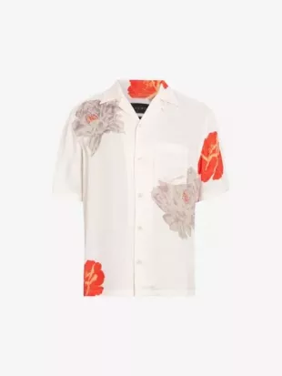 Roze Floral-Print Woven Shirt