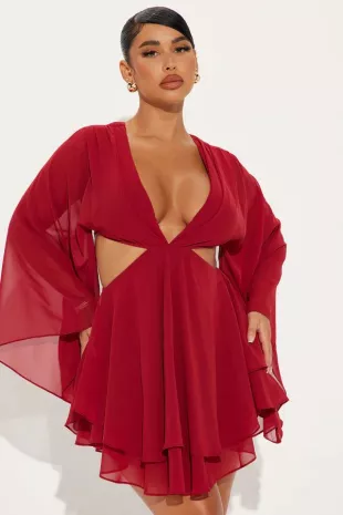 Sasha Chiffon Mini Dress