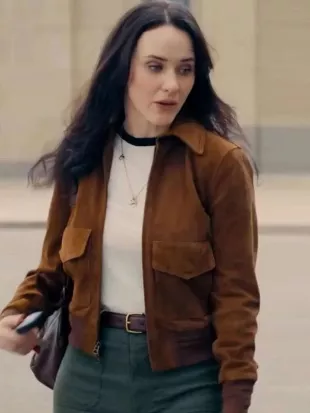 Superman Rachel Brosnahan Brown Leather Jacket