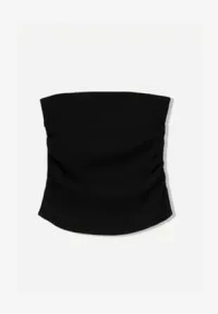 Bershka BENGALINE - Top - black/nero - Zalando.it